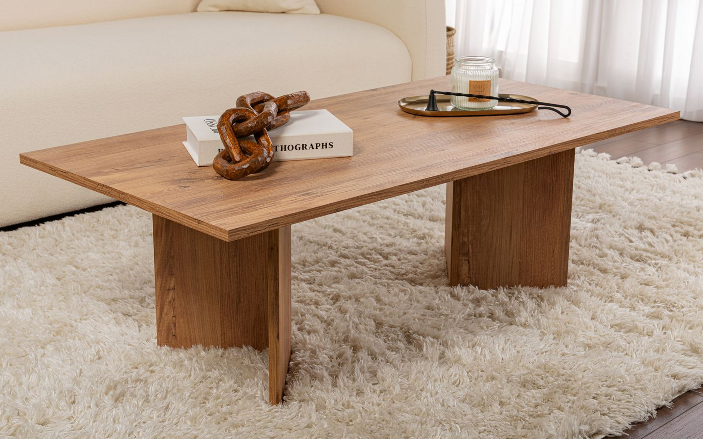 Masuta de cafea Sabin, pin atlantic  1